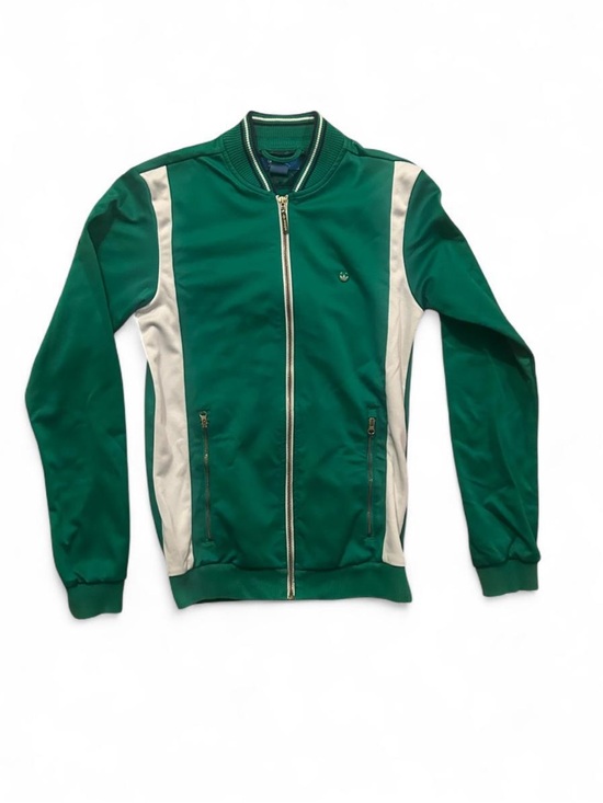 adidas Other - Vintage Adidas Stan Smith Green Track Jacket with Cream Panels Men’s Size S